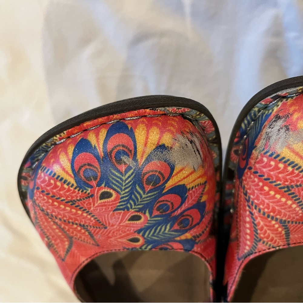 Alegria Women's Colorful Mary Jane Shoes Size 39 AS IS - Picture 5 of 12